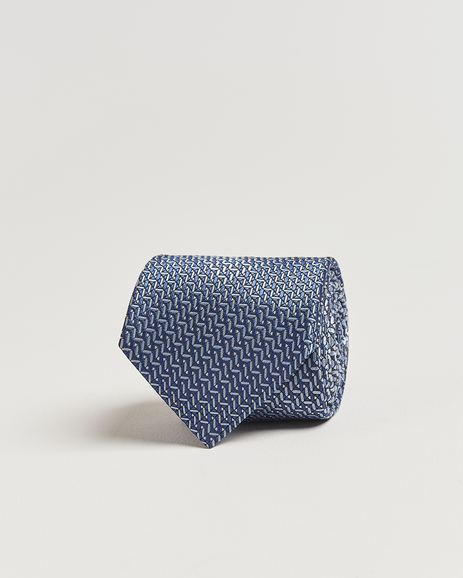 Hombres | Brioni Degrade Silk Tie Light Blue | Brioni | Degrade Silk Tie Light Blue