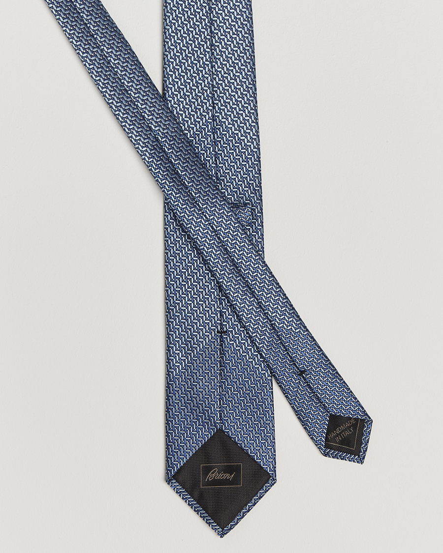 Hombres | Brioni Degrade Silk Tie Light Blue | Brioni | Degrade Silk Tie Light Blue