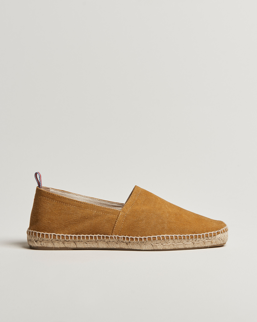 Hombres | Castañer Pablo Washed Canvas Espadrilles Ambar | Castañer | Pablo Washed Canvas Espadrilles Ambar