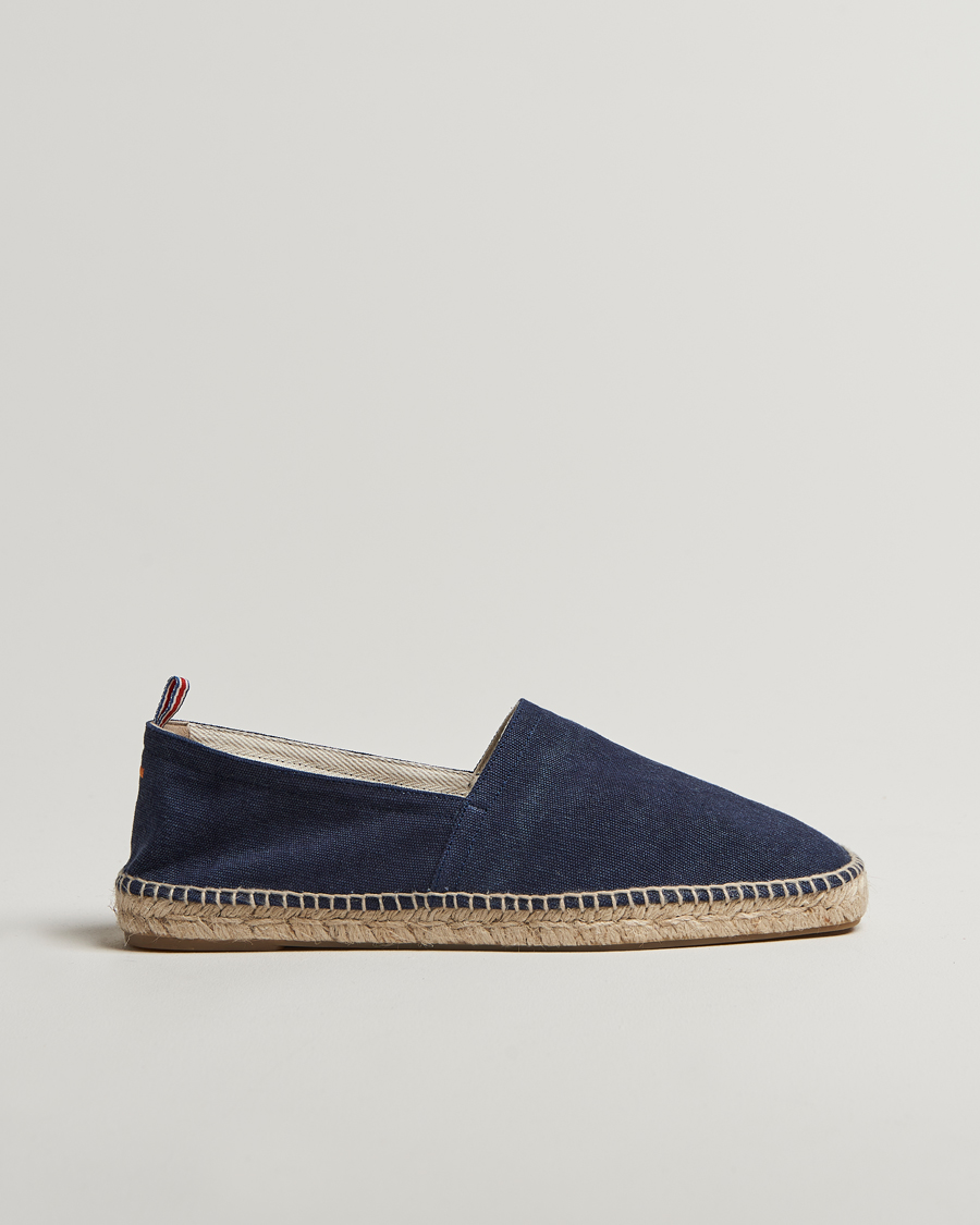 Hombres | Alpargatas | Castañer | Pablo Washed Canvas Espadrilles Azul Marino