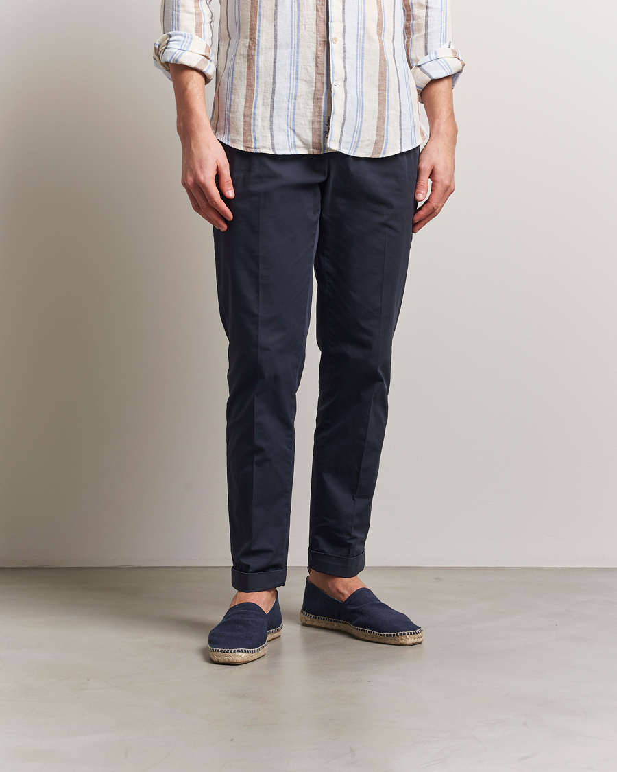 Hombres | Alpargatas | Castañer | Pablo Washed Canvas Espadrilles Azul Marino