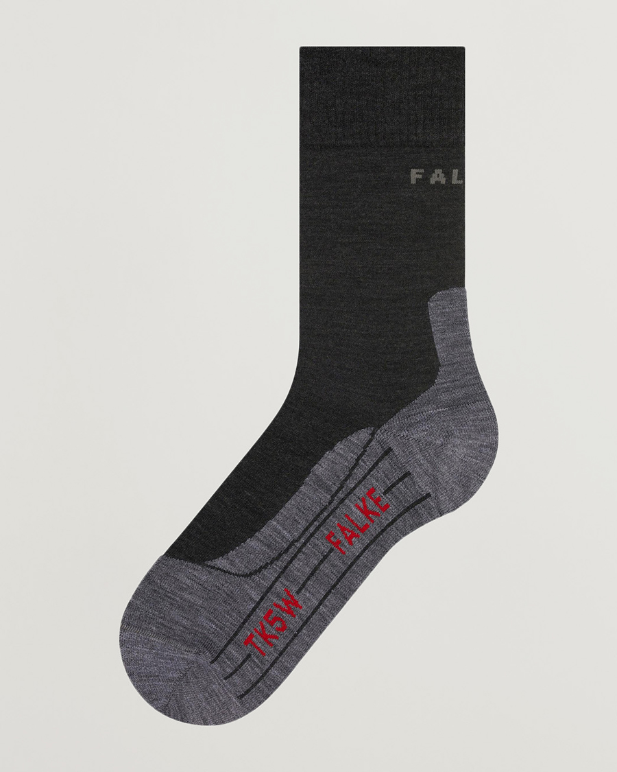 Hombres | Ropa interior y calcetines | Falke Sport | TK5 Wander Trekking Socks Asphalt