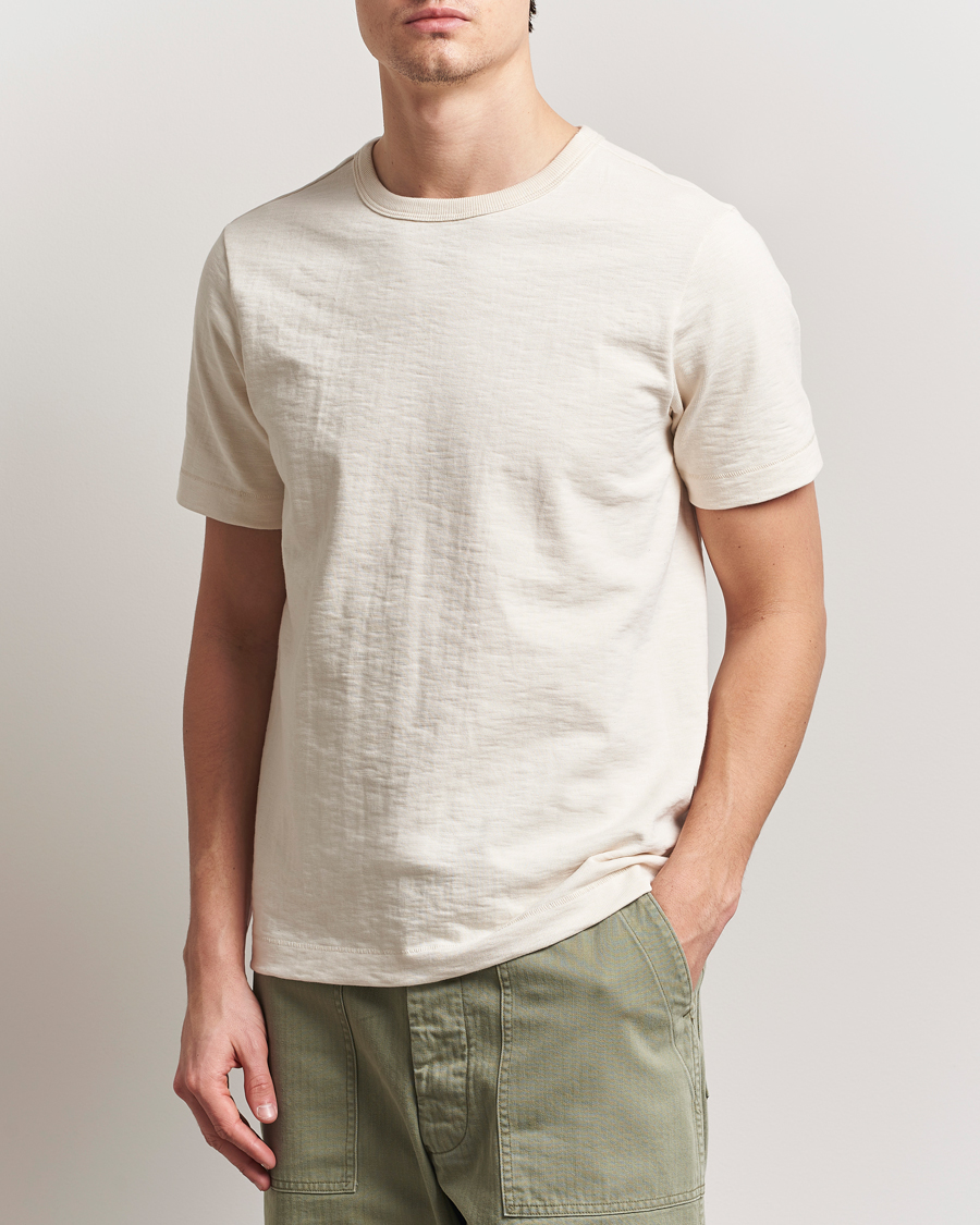 Hombres | Camisetas | Merz b. Schwanen | Relaxed Fit Loopwheeled Heavy T-Shirt Nature