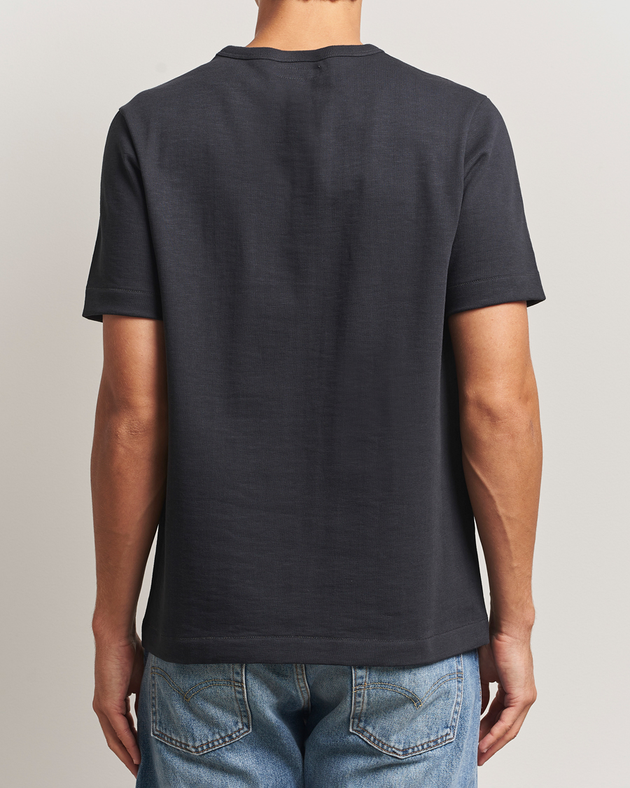Hombres | Camisetas | Merz b. Schwanen | Relaxed Fit Loopwheeled Heavy T-Shirt Charcoal