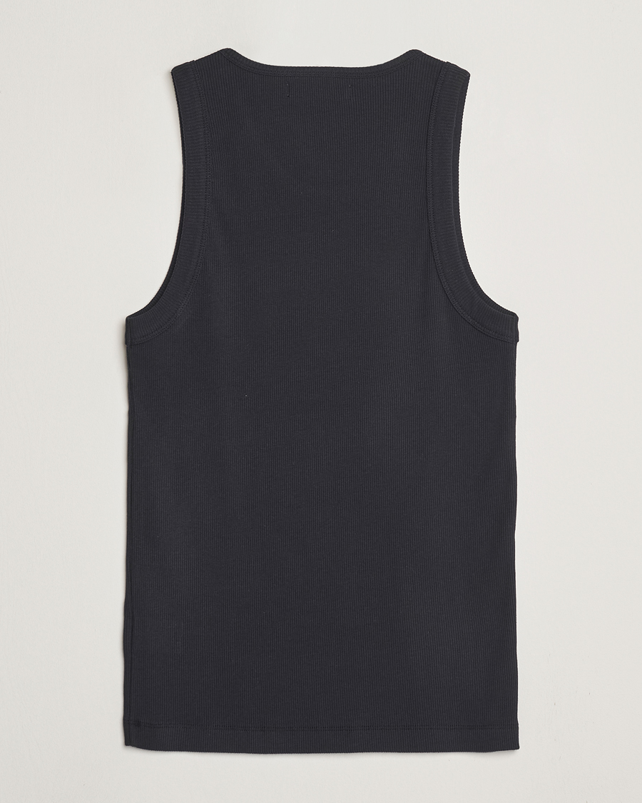 Hombres | Camisetas | Merz b. Schwanen | Ribbed Tank Top Charcoal