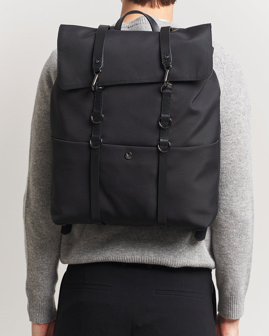 Hombres | Bolsos | Mismo | M/S Nylon Backpack Eclipse Black/Black