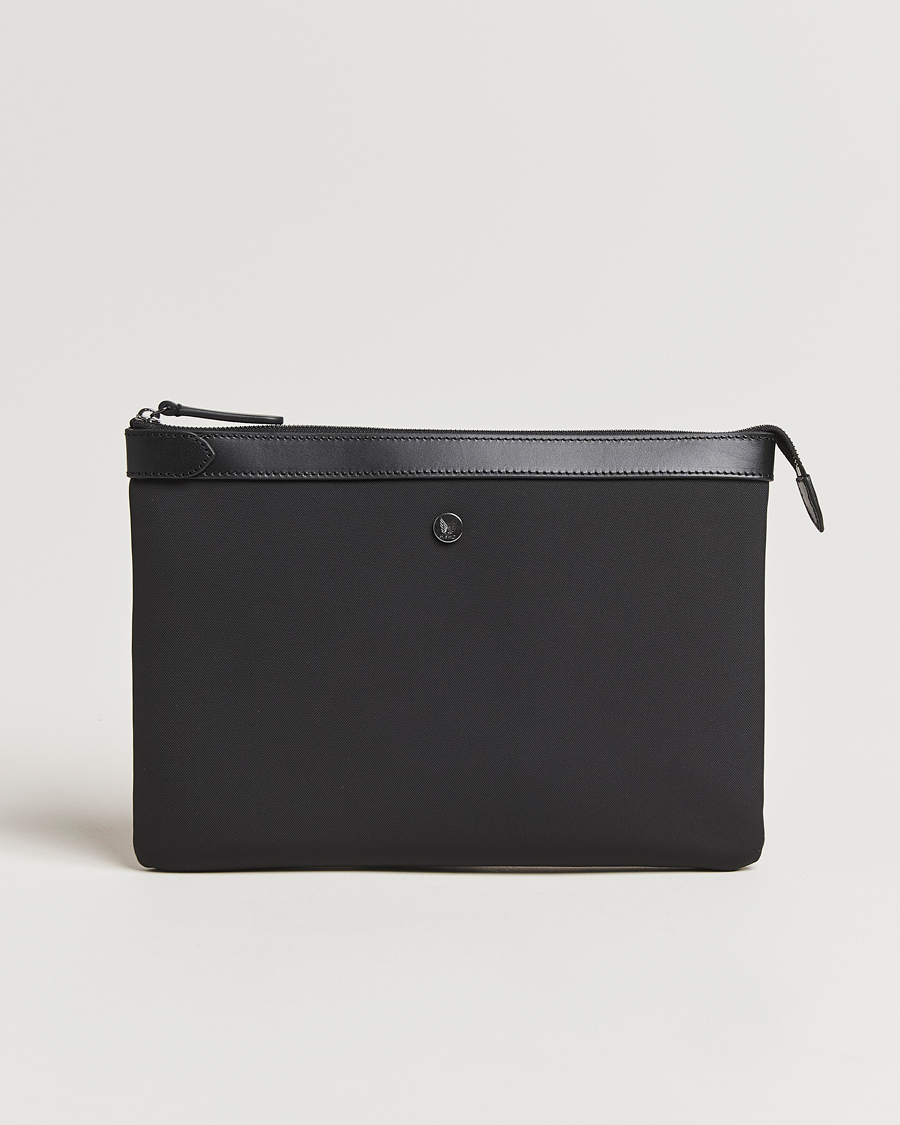 Hombres | Bolsos | Mismo | M/S Nylon Pouch Large Eclipse Black/Black
