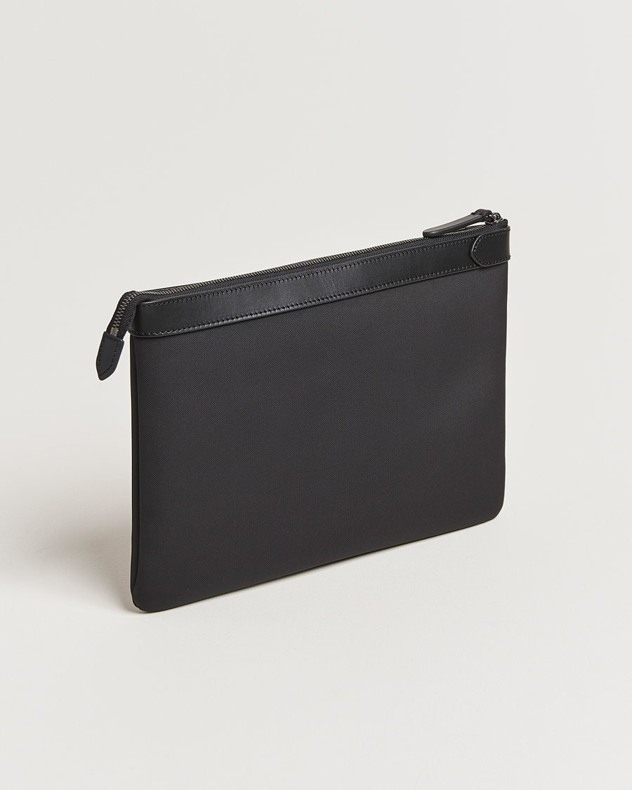 Hombres | Bolsos | Mismo | M/S Nylon Pouch Large Eclipse Black/Black