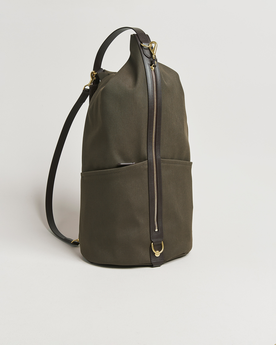 Hombres | Bolsos | Mismo | M/S Carpet Bag Army/Dark Brown