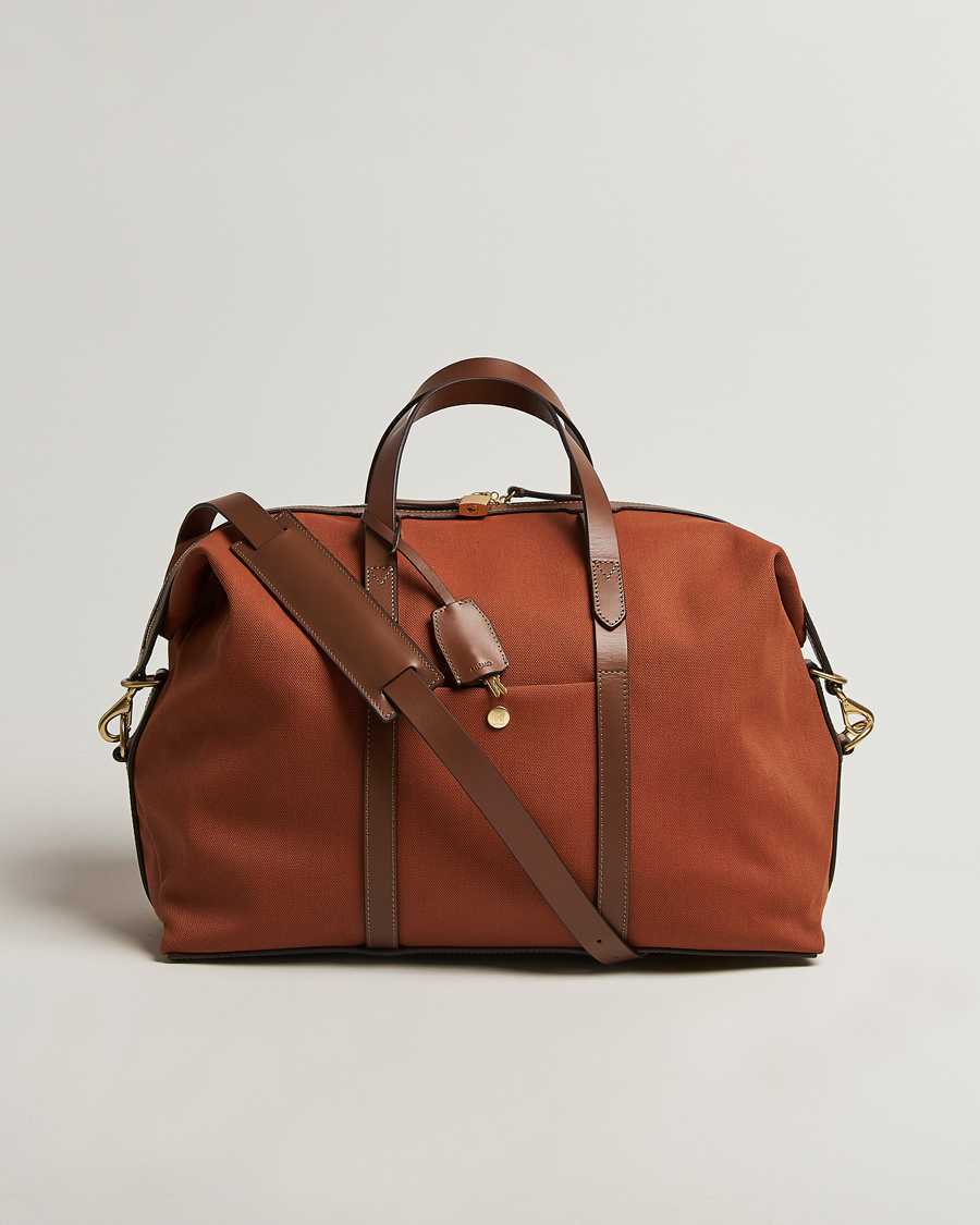 Hombres | Mismo M/S Avail 48h Nylon Weekendbag Terracotta/Cuoio | Mismo | M/S Avail 48h Nylon Weekendbag Terracotta/Cuoio