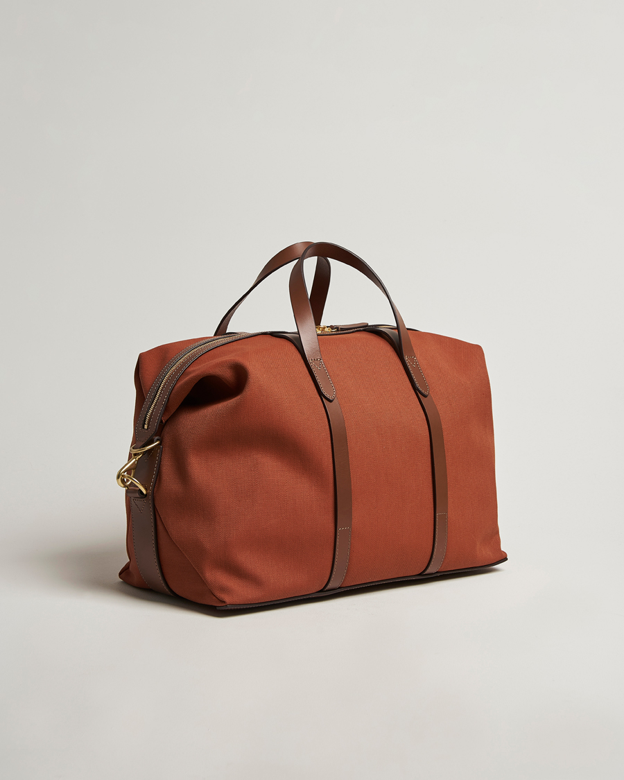 Hombres | Mismo M/S Avail 48h Nylon Weekendbag Terracotta/Cuoio | Mismo | M/S Avail 48h Nylon Weekendbag Terracotta/Cuoio