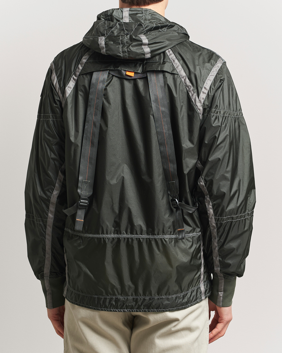 Hombres | Abrigos y chaquetas | Parajumpers | Edge Nylon Double Ripstop Hooded Jacket Thyme Green