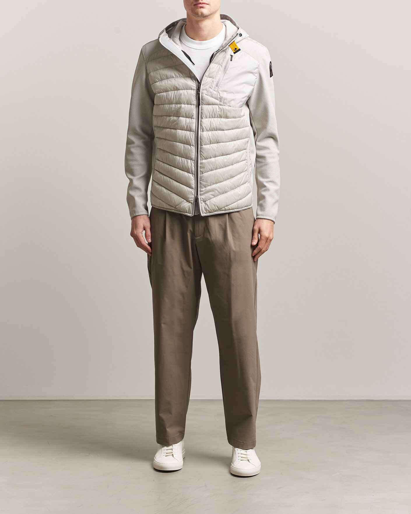 Hombres | Abrigos y chaquetas | Parajumpers | Nolan Mesh Hooded Hybrid Ghiaccio