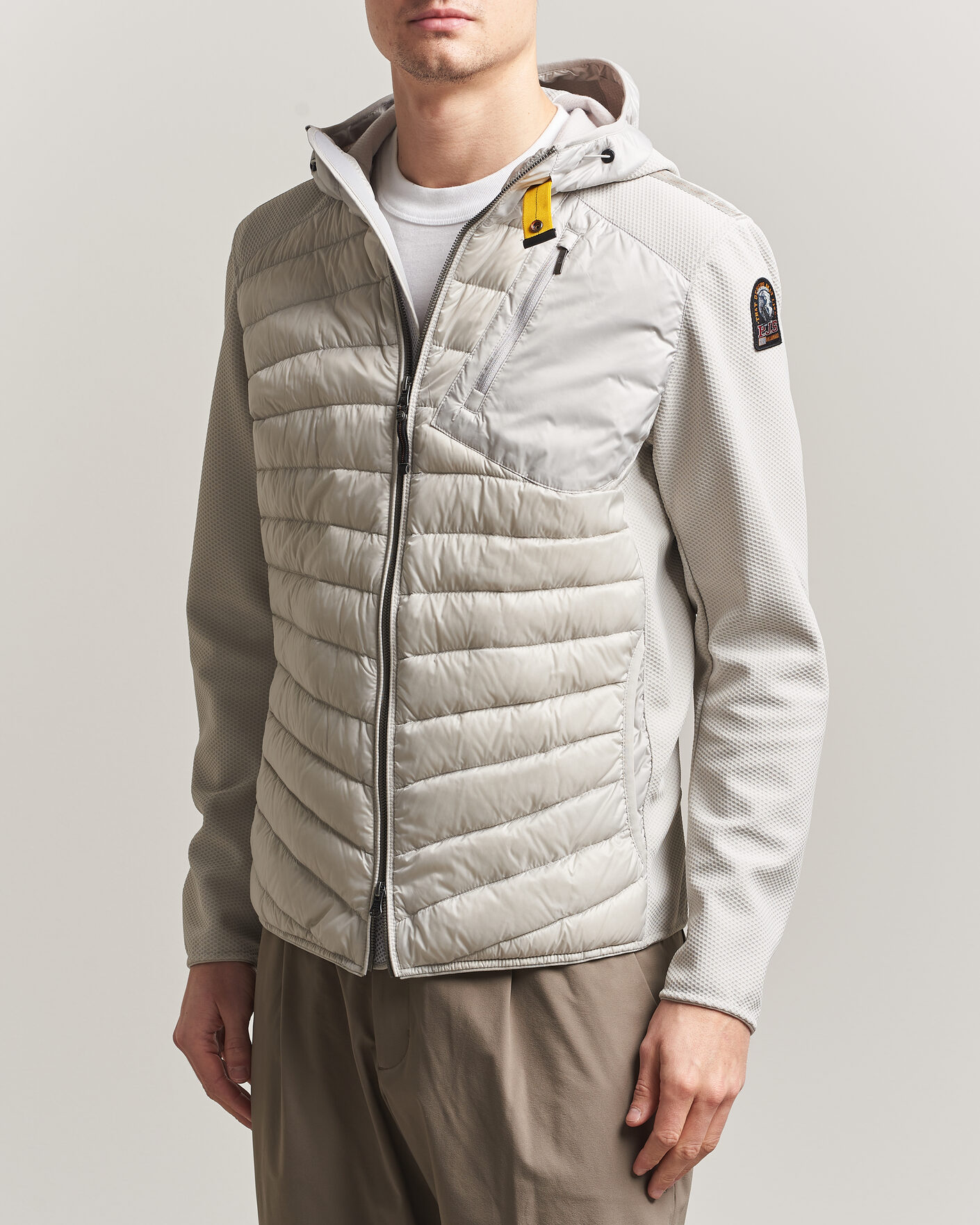 Hombres | Abrigos y chaquetas | Parajumpers | Nolan Mesh Hooded Hybrid Ghiaccio