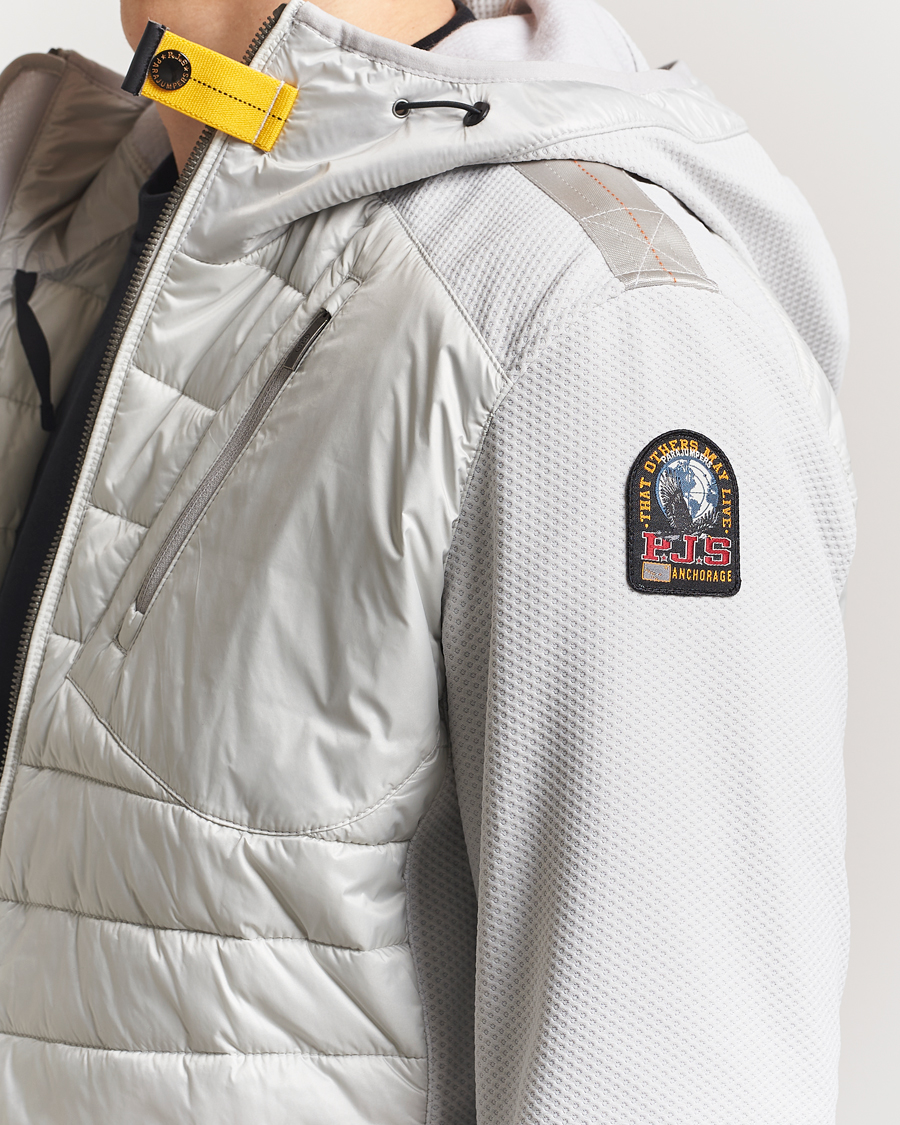 Hombres | Abrigos y chaquetas | Parajumpers | Nolan Mesh Hooded Hybrid Ghiaccio