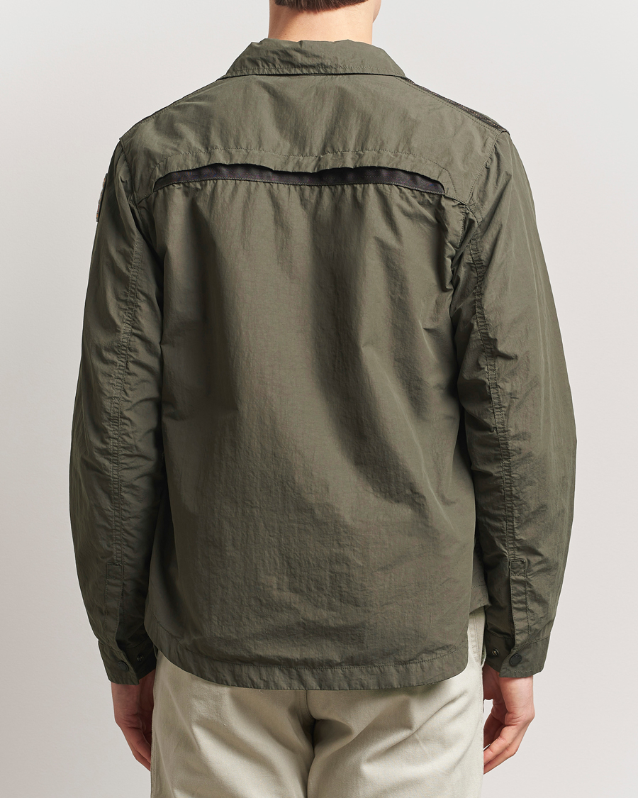 Hombres | Abrigos y chaquetas | Parajumpers | Rayner Peached Poplin Shirt Jacket Kombu Green