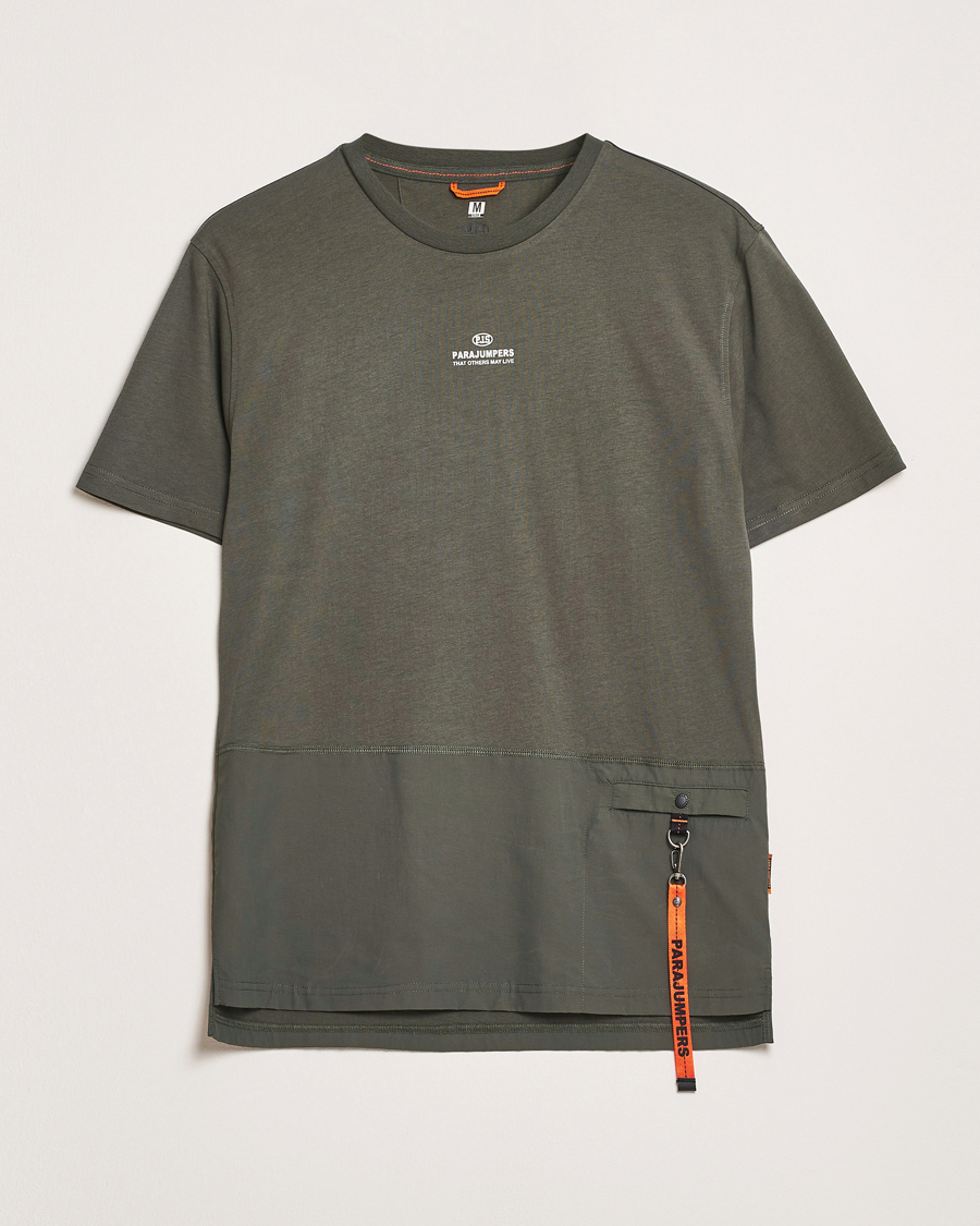 Hombres | Camisetas | Parajumpers | Clint Rescue T-Shirt Kombu Green