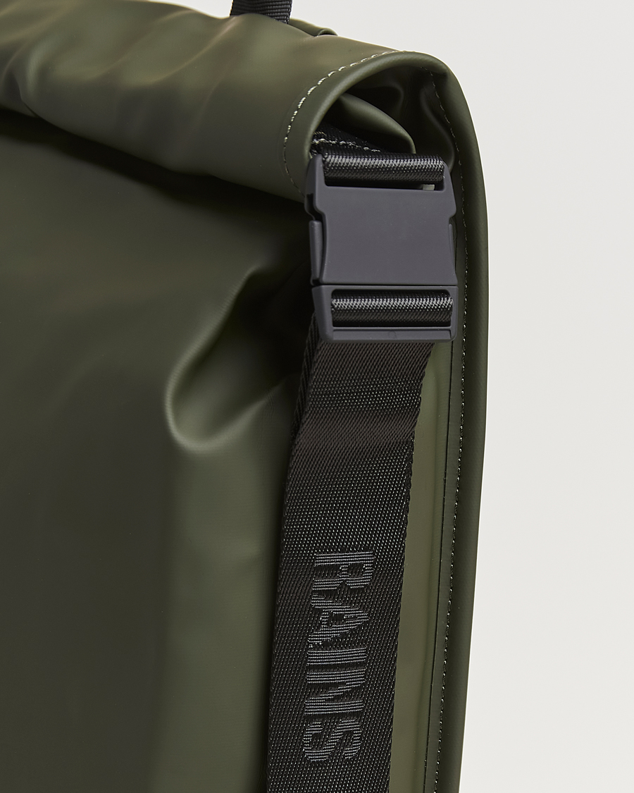 Hombres | Bolsos | RAINS | Trail Rolltop Backpack Green