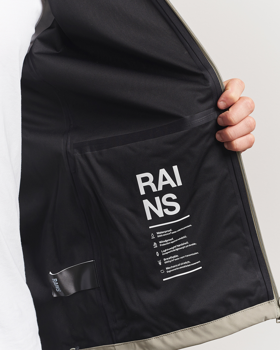 Hombres | Abrigos y chaquetas | RAINS | Suva Hooded Waterproof Jacket Drift