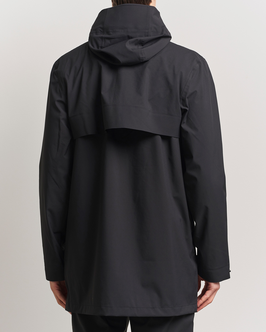Hombres | Abrigos y chaquetas | RAINS | Suva Hooded Waterproof Long Jacket Black