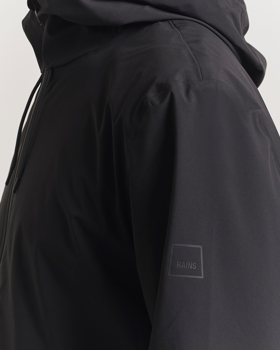 Hombres | Abrigos y chaquetas | RAINS | Suva Hooded Waterproof Long Jacket Black