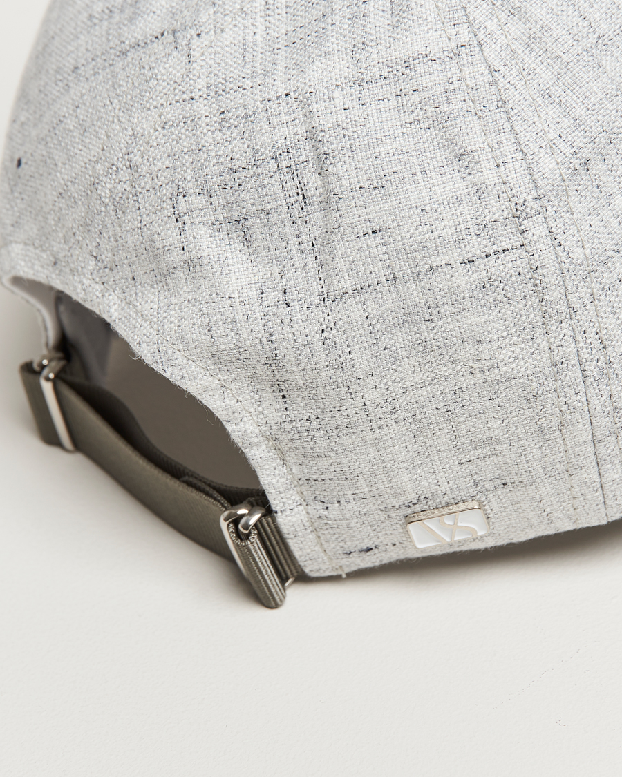 Hombres | Varsity Headwear Linen Baseball Cap Pebble Grey | Varsity Headwear | Linen Baseball Cap Pebble Grey