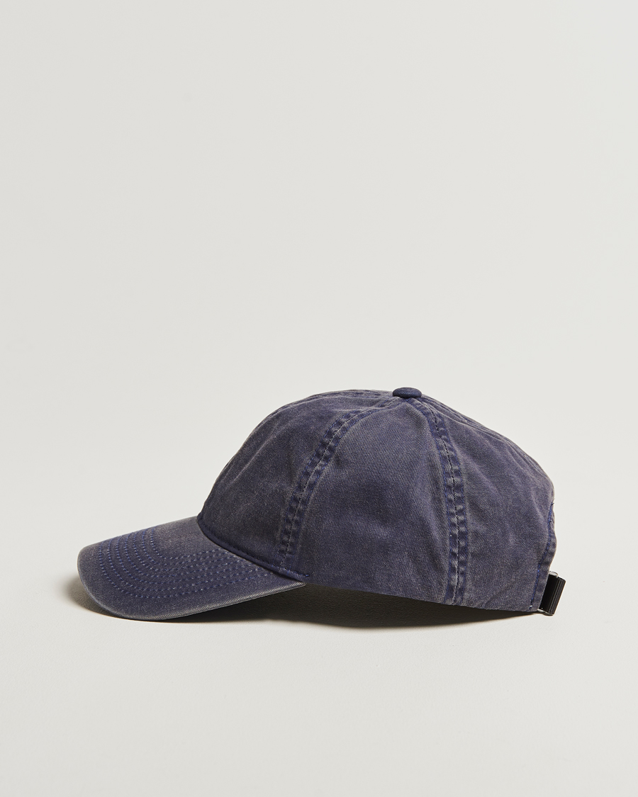 Hombres | Sombreros y gorras | Varsity Headwear | Washed Cotton Baseball Cap Navy