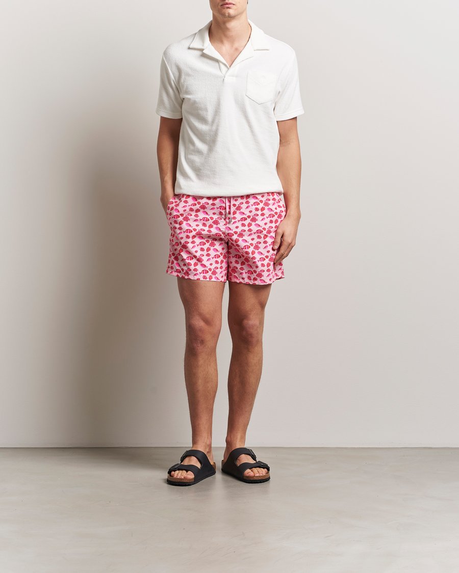 Hombres | Bañadores | Vilebrequin | Moorea Swimshorts Pivoine