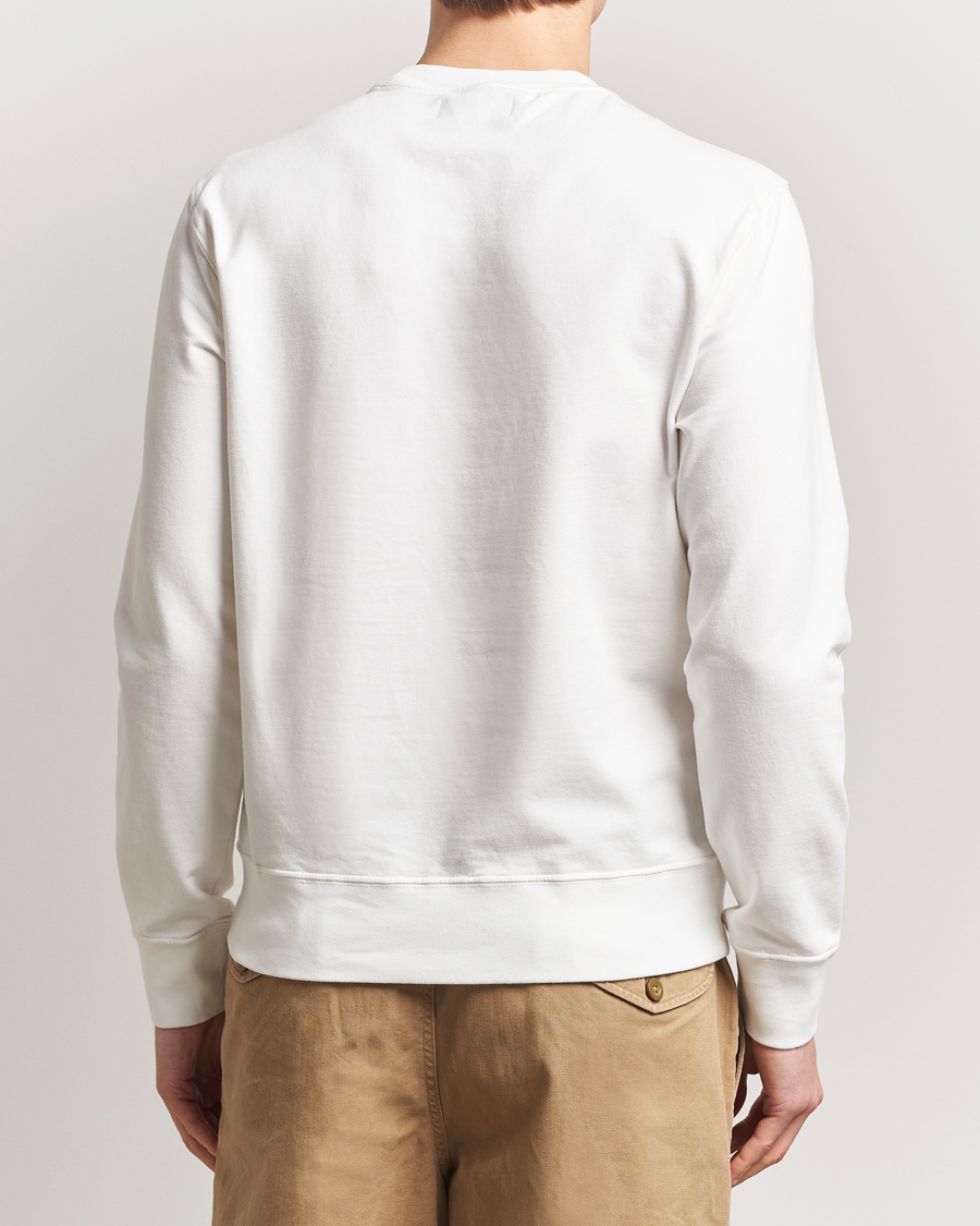 Hombres | Jerséis y prendas de punto | Vilebrequin | Printed Crew Neck Sweatshirt Off White