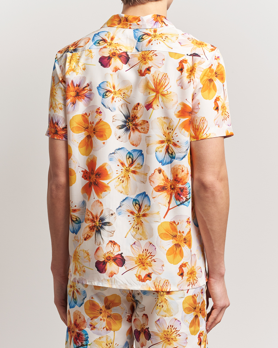Hombres | Camisas | Orlebar Brown | Hibbert Oshibana Printed Shirt White Sand