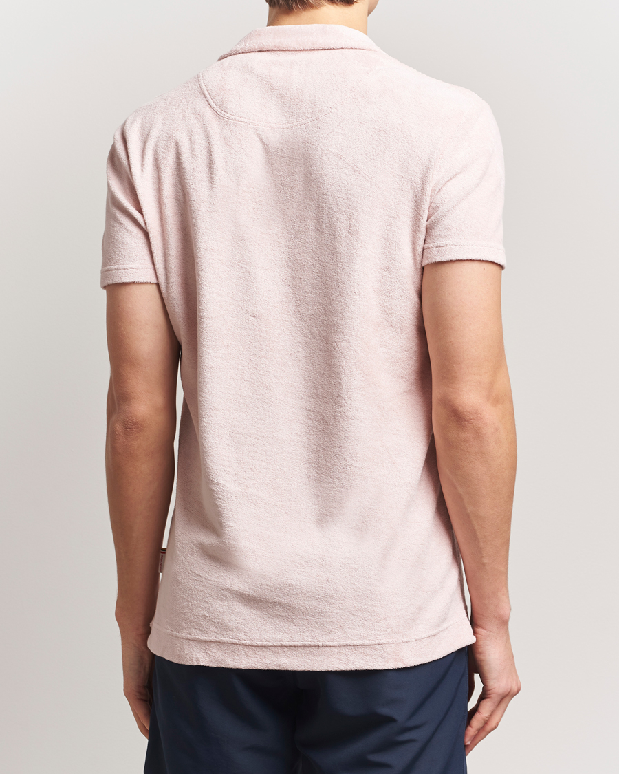 Hombres | Polos | Orlebar Brown | Terry Polo Pink Sand