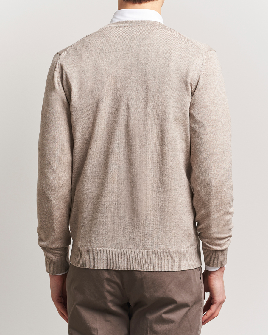 Hombres | Jerséis y prendas de punto | Stenströms | Merino Cardigan Beige