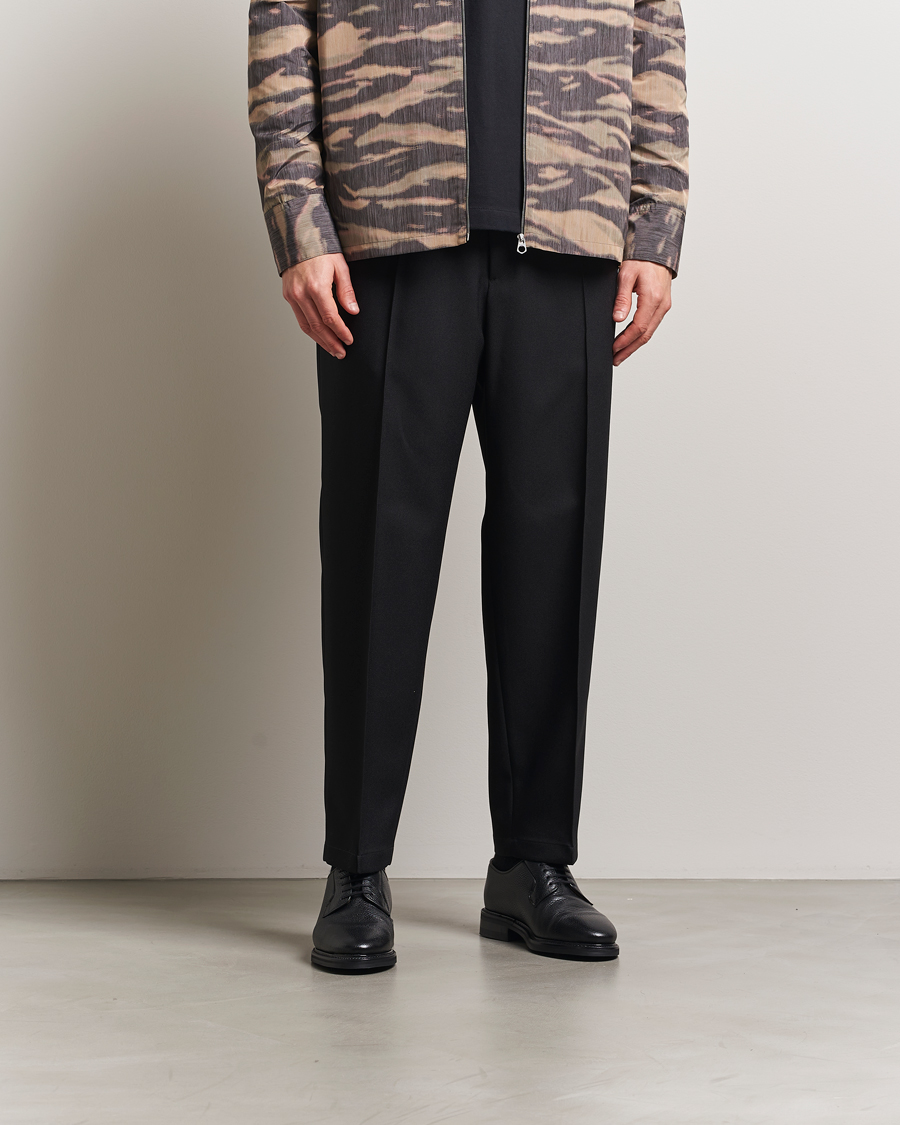 Hombres | Pantalones | Jil Sander | Regular Fit Gabardine Trousers Black