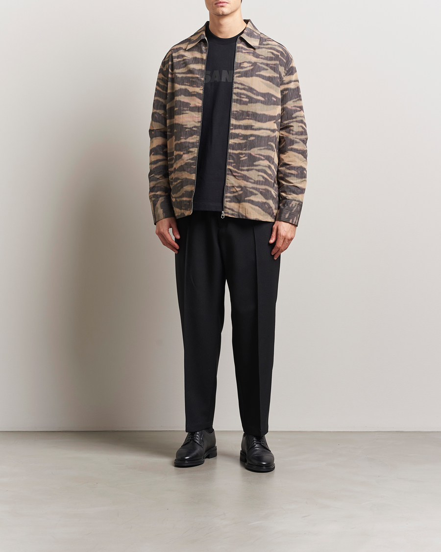 Hombres | Camisas | Jil Sander | Zip Shirt Jacket Camouflage
