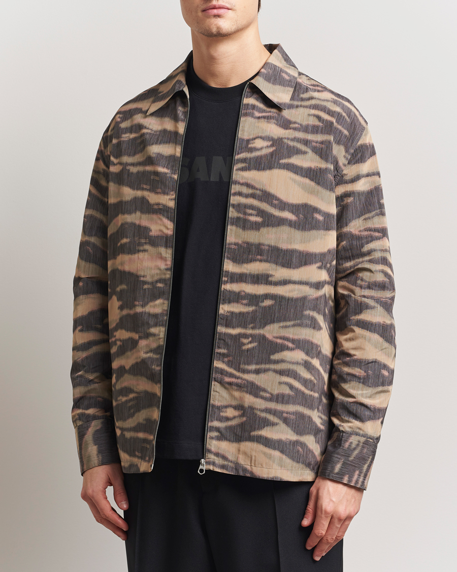 Hombres | Camisas | Jil Sander | Zip Shirt Jacket Camouflage