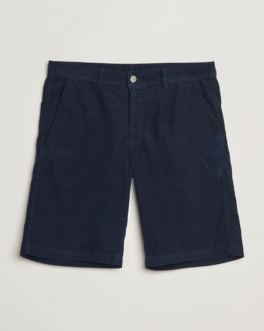 Hombres | Pantalones cortos | Massimo Alba | Vela Baby Corduroy Shorts Navy