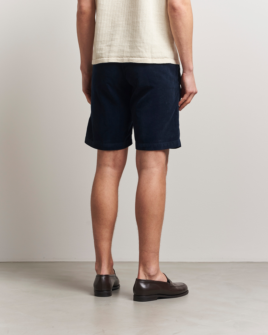 Hombres | Pantalones cortos | Massimo Alba | Vela Baby Corduroy Shorts Navy