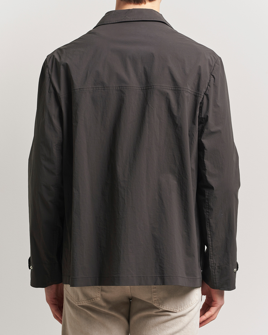 Hombres | Abrigos y chaquetas | Brunello Cucinelli | Peach Cotton Field Jacket Dark Brown
