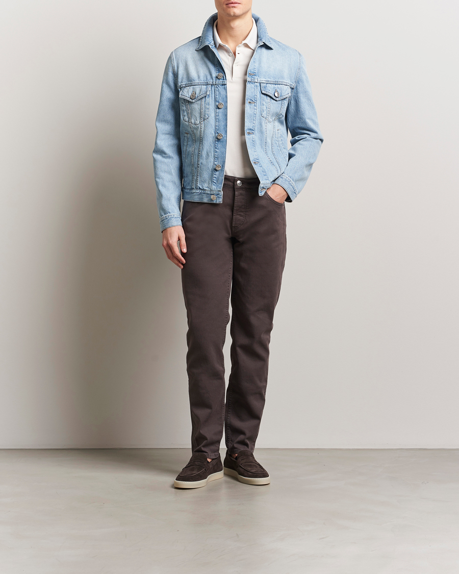 Hombres | Abrigos y chaquetas | Brunello Cucinelli | Denim Jacket Light Blue