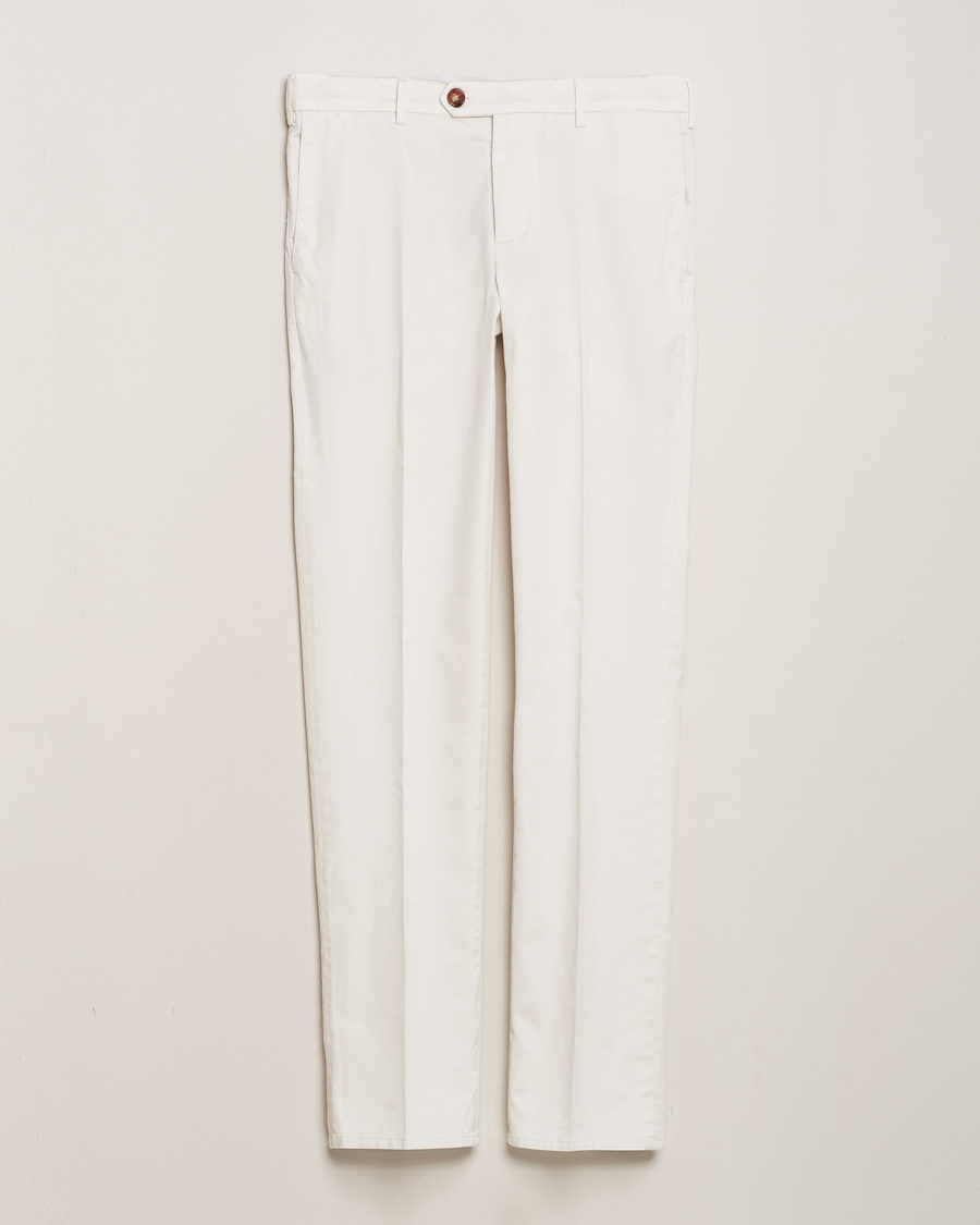 Hombres | Pantalones | Brunello Cucinelli | Slim Fit Chinos Off White