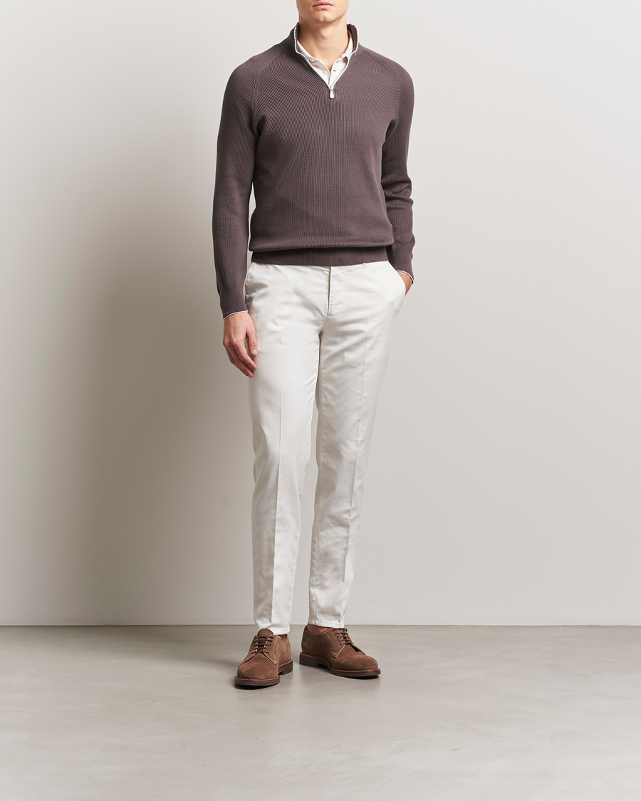 Hombres | Pantalones | Brunello Cucinelli | Slim Fit Chinos Off White