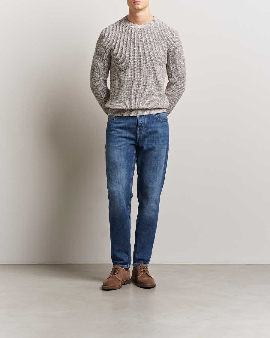 Hombres | Pantalones | Brunello Cucinelli | Traditional Fit Jeans Medium Wash