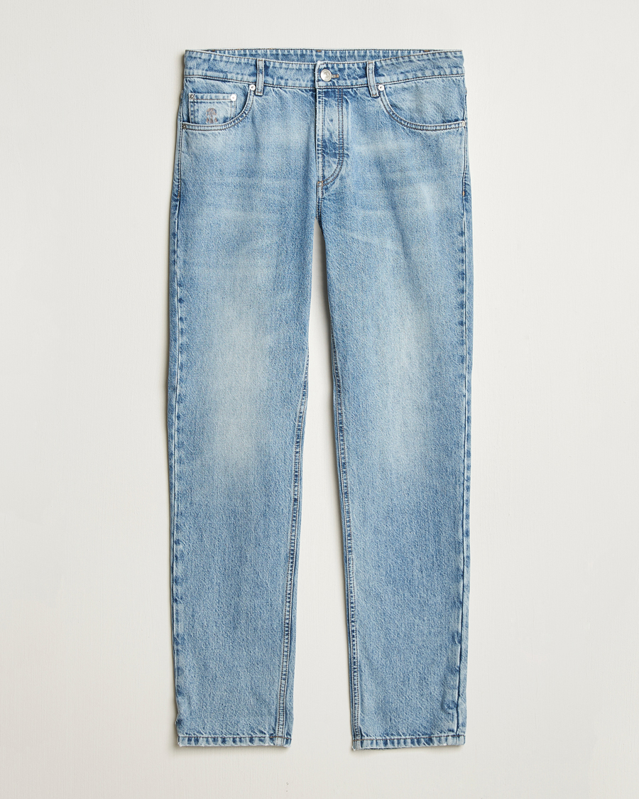 Hombres | Vaqueros | Brunello Cucinelli | Traditional Fit Jeans Light Denim