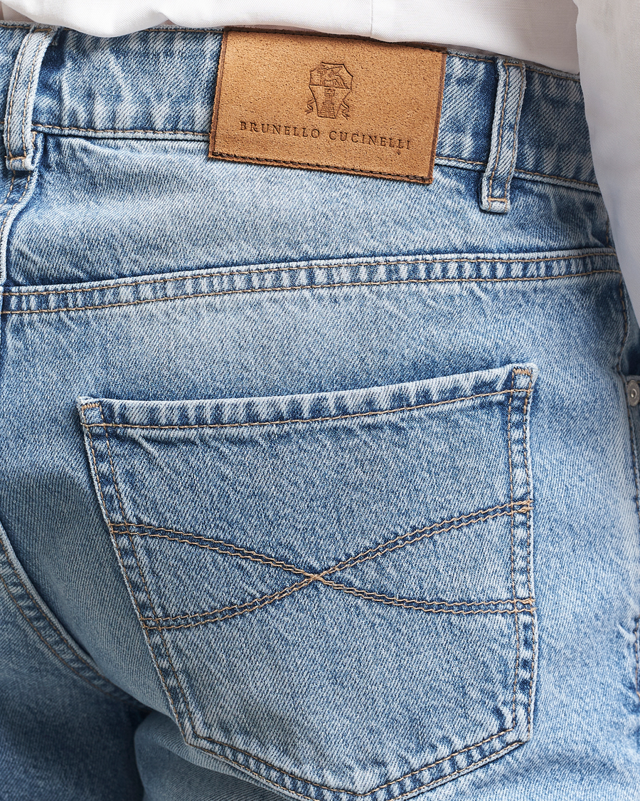 Hombres | Vaqueros | Brunello Cucinelli | Traditional Fit Jeans Light Denim
