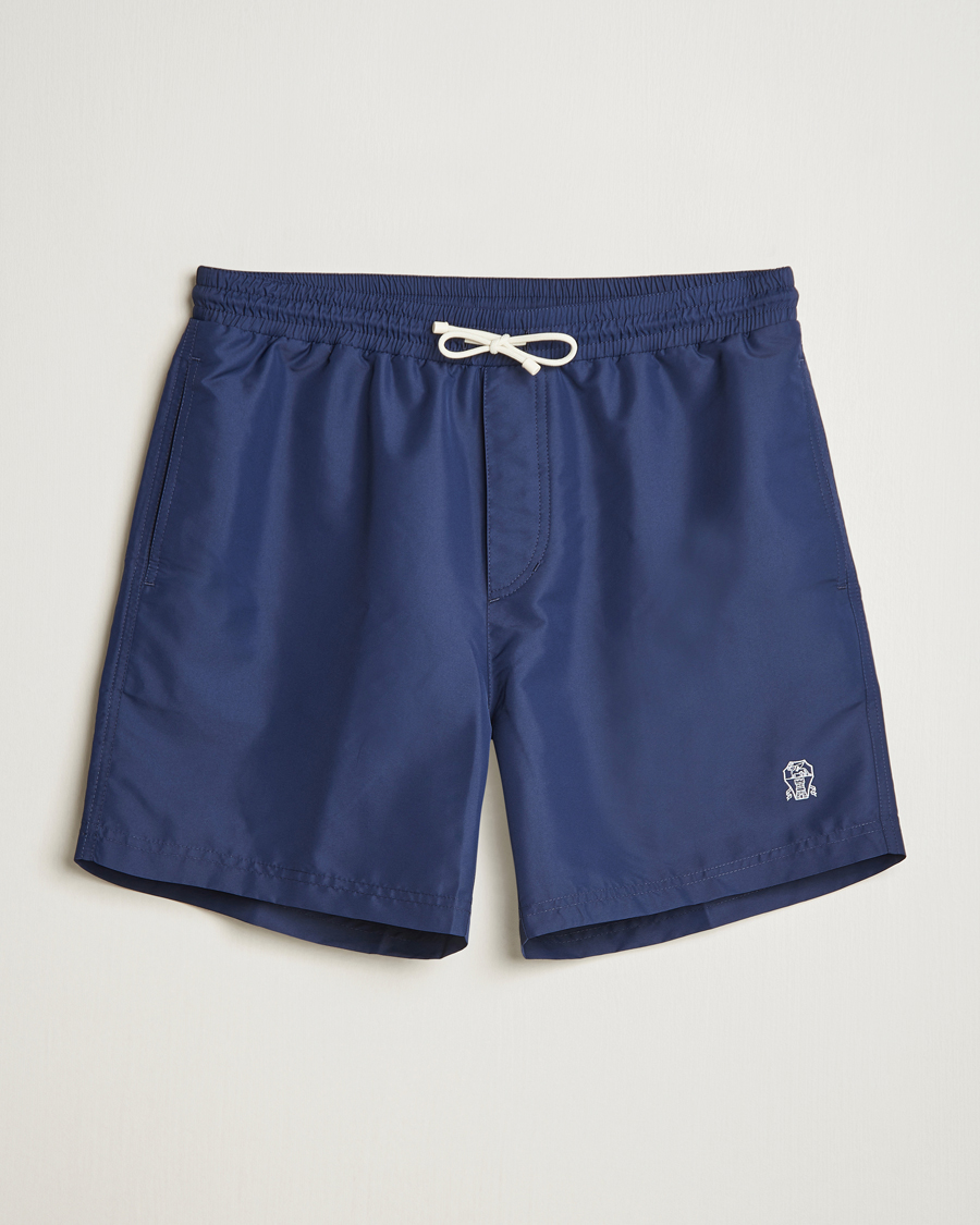 Hombres | Bañadores | Brunello Cucinelli | Nylon Swim Trunks Navy