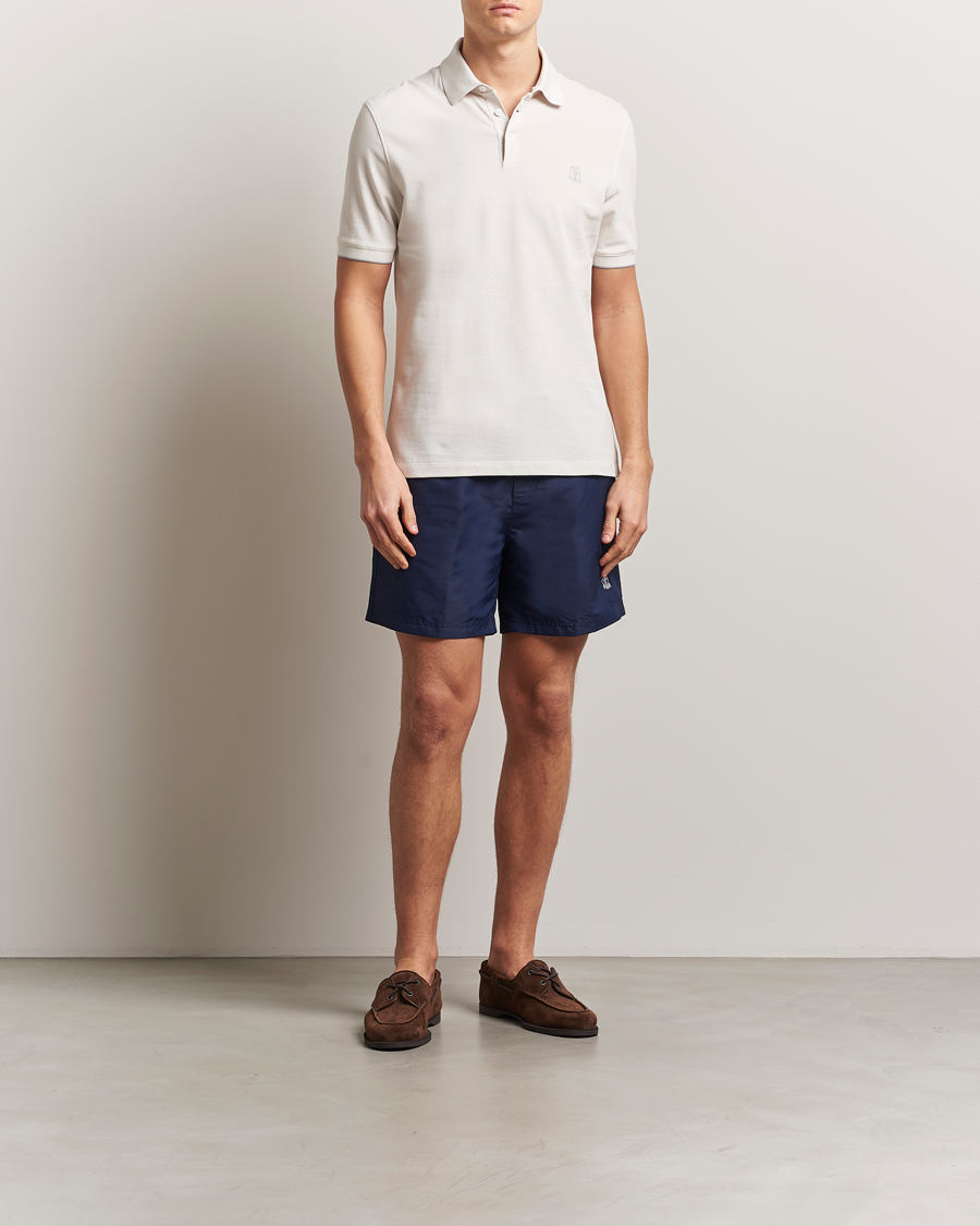 Hombres | Bañadores | Brunello Cucinelli | Nylon Swim Trunks Navy