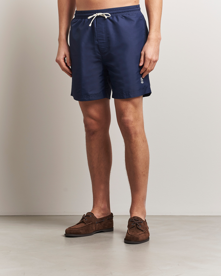 Hombres | Bañadores | Brunello Cucinelli | Nylon Swim Trunks Navy