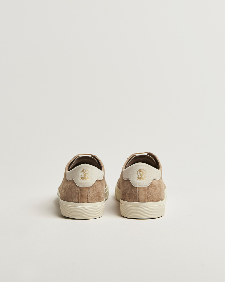 Hombres | Brunello Cucinelli Low Top Sneakers Beige Suede | Brunello Cucinelli | Low Top Sneakers Beige Suede