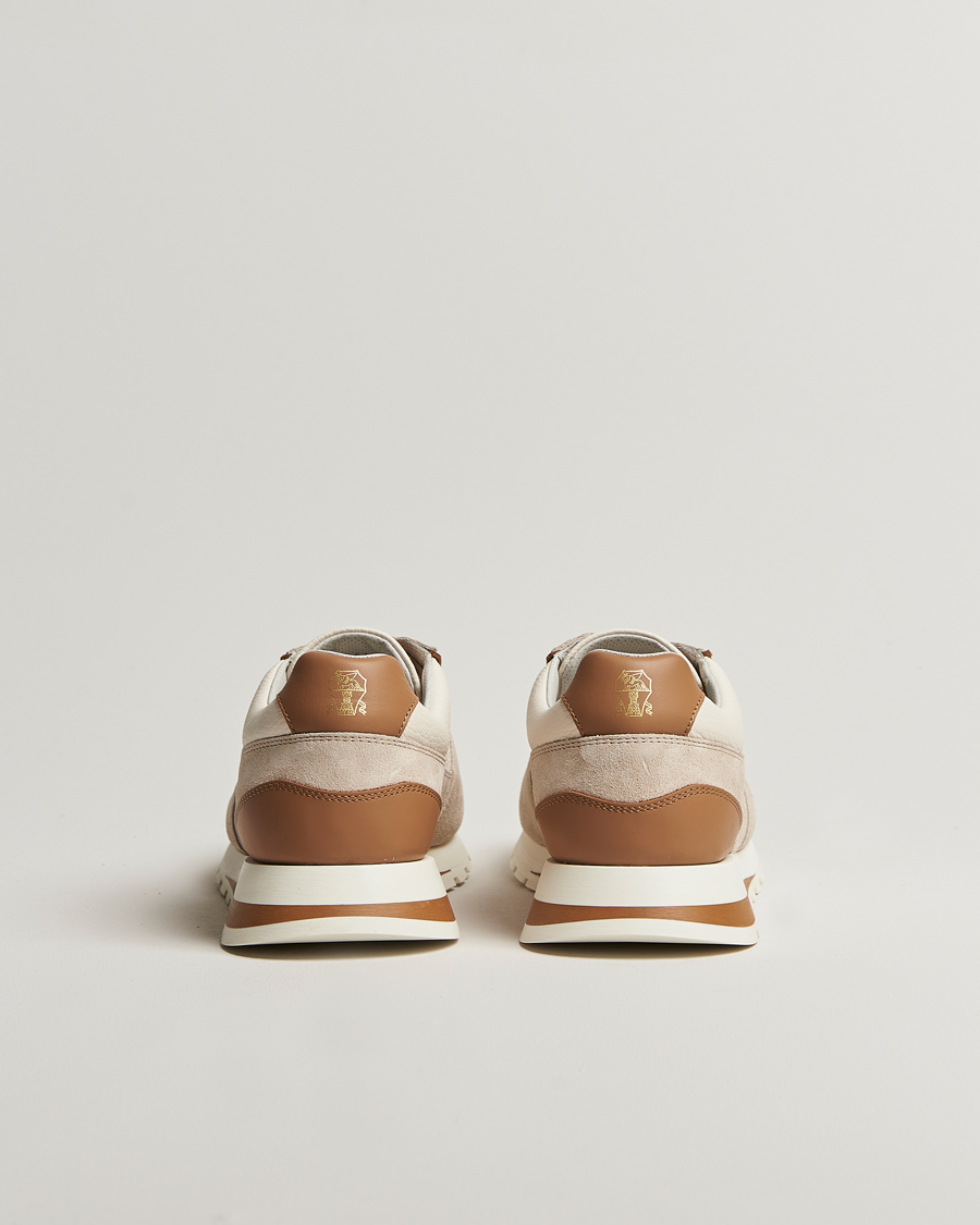 Hombres | Brunello Cucinelli Luxury Running Sneakers Light Beige | Brunello Cucinelli | Luxury Running Sneakers Light Beige