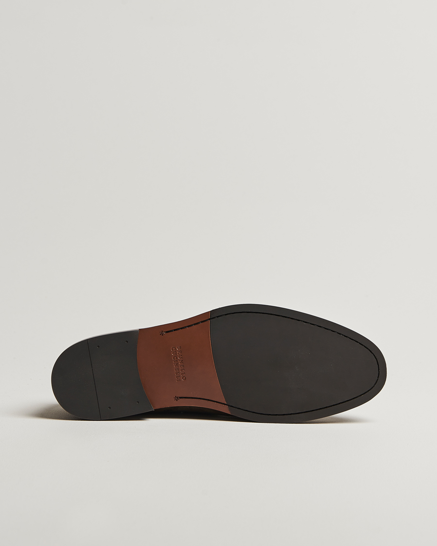 Hombres | Brunello Cucinelli Tassel Loafer Dark Brown Suede | Brunello Cucinelli | Tassel Loafer Dark Brown Suede